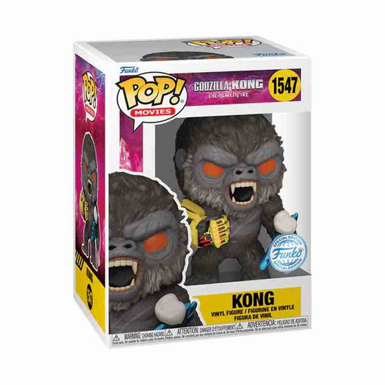 Funko POP! (76694) - Kong with Battle Pose (Exclusive) POP! Movies: Godzilla x Kong The New Empire