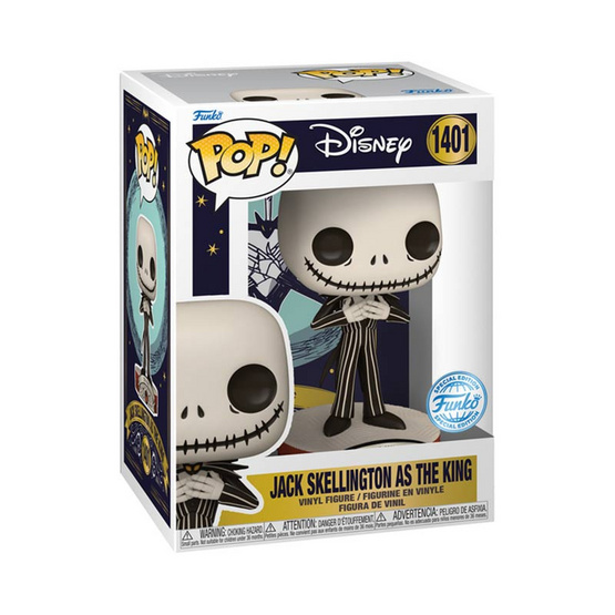 Funko POP! (74707) - Jack Skellington As The King (Tarot ver.)(Exclusive) POP! Disney: The Nightmare Before Christmas