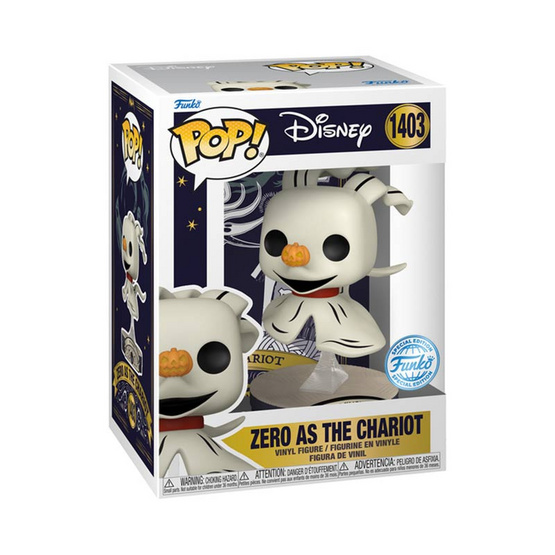 Funko POP! (74709) - Zero as the Chariot (Tarot ver.)(Exclusive) POP! Disney: The Nightmare Before Christmas