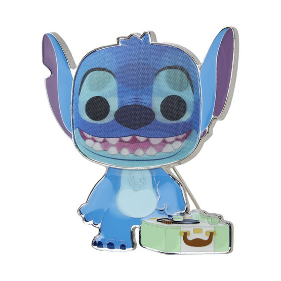 Funko POP! (WDPP0072) - Stitch with Record Player POP! Pin: Lilo & Stitch by Loungefly