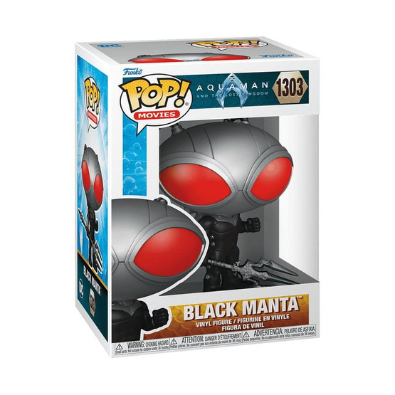 Funko POP! (67567) - Black Manta (1303) POP! Movies: Aquaman and the Lost Kingdom