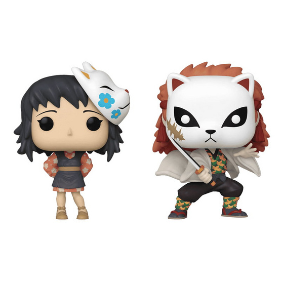 Funko POP! (71762) - Makomo & Sabito (Exclusive) POP! Animation: Demon Slayer (Pack 2)