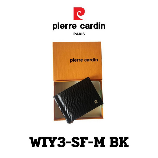 Pierre Cardin กระเป๋าสตางค์ รุ่น WIY3-SF-M BK