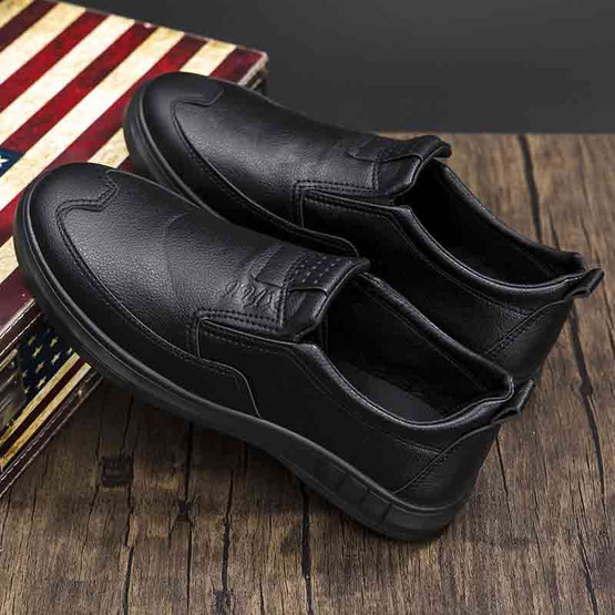 DAZZLING รองเท้าหนัง PU ชาย Shoes British DZ-ZX04