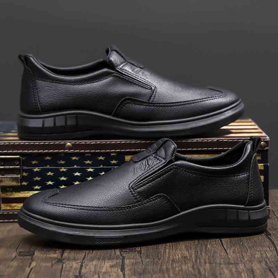 DAZZLING รองเท้าหนัง PU ชาย Shoes British DZ-ZX04