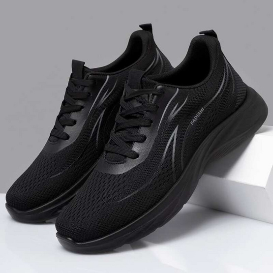 DAZZLING รองเท้าผ้าใบชาย fly-knit sports shoes รุ่น DZ-F18