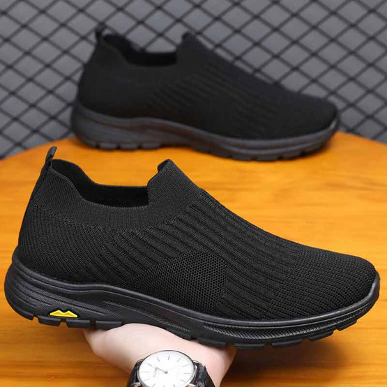 DAZZLING รองเท้าผ้าใบชาย fly woven shoes DZ-B2906