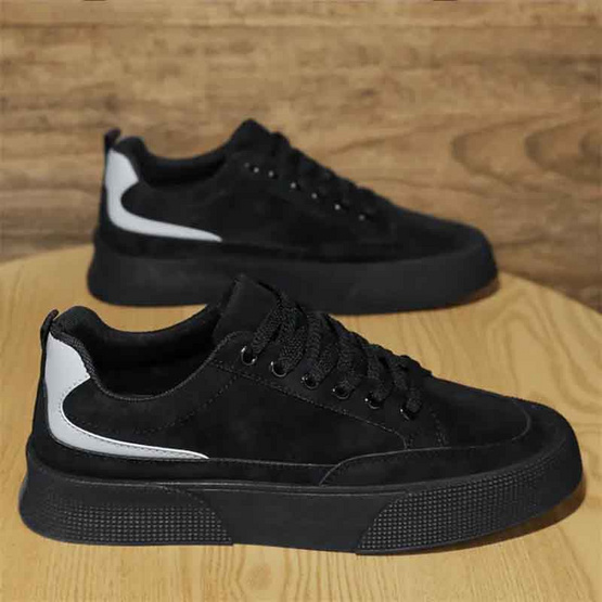 DAZZLING รองเท้าผ้าใบหนังกลับ soft sole versatile DZ-BT91