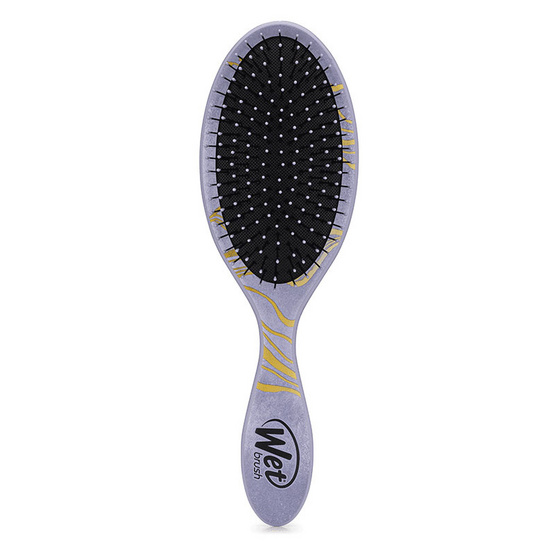 WET BRUSH แปรงหวีผมทรงรี รุ่นเอเลแกน ดิสนีย์ ลายเอเรียล สีม่วงอมเทา