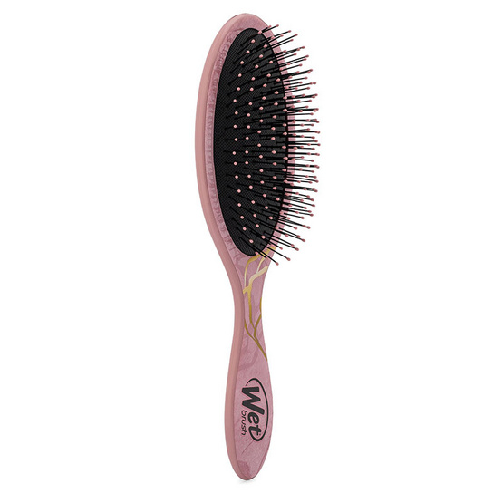 WET BRUSH แปรงหวีผมทรงรี รุ่นเอเลแกน ดิสนีย์ ลายเบลล์ สีชมพู