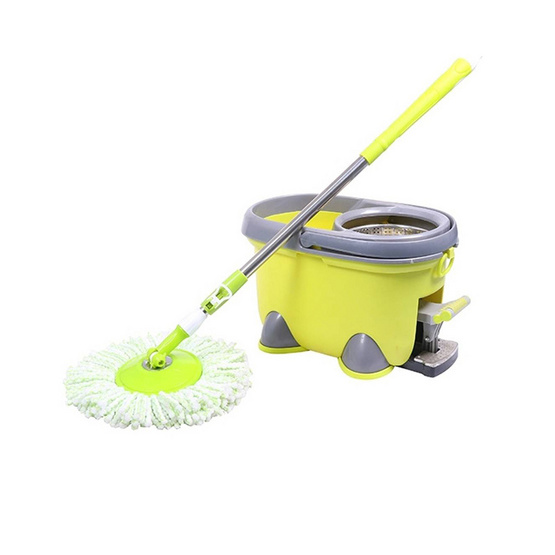 MEDILA ชุดถังปั่นสแตนเลส ไม้ถูพื้นพร้อมแท่นเหยียบ รุ่น CLEANING0028