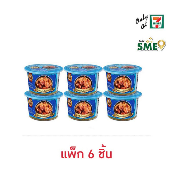 ป้าแว่น น้ำพริกกุ้งเสียบอันดามัน 30 กรัม (แพ็ก 6 ชิ้น)