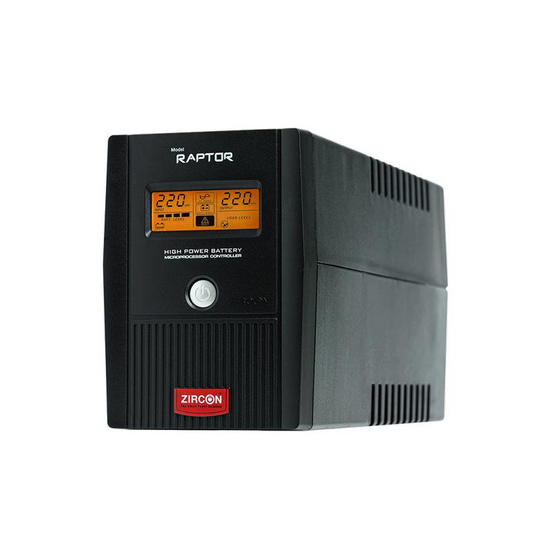 ZIRCON เครื่องสำรองไฟ รุ่น RAPTOR 1000VA/550W