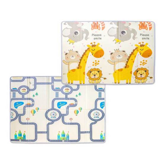 Gadeaux Kids  แผ่นรองคลาน ลายGiraffe and Friends / เกมหาทางออก PM-014