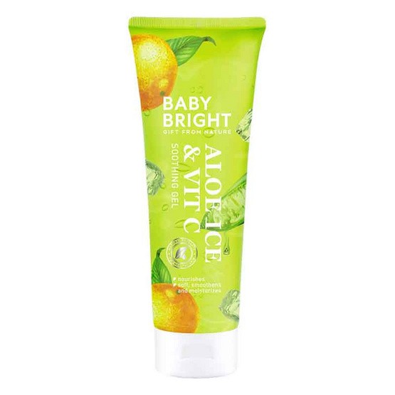 Baby Bright ซูทติ้งเจล Aloe Ice & Vit C Soothing Gel 250มล.