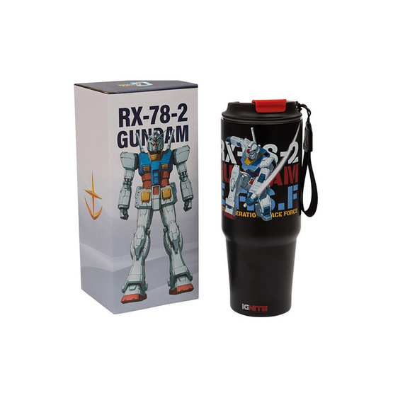 IGNITE แก้วเก็บอุณหภูมิ ร้อน-เย็นกันดั้ม Gundam RX-78-2 สีดำ