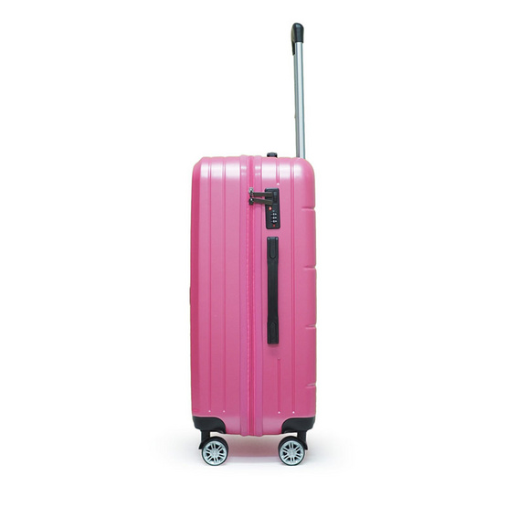 HQ LUGGAGE กระเป๋าเดินทาง ABS 4 ล้อคู่ กุญแจล็อค 3 รหัส รุ่น 8874