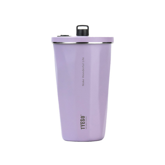 TYESO แก้วเก็บความเย็น มีหลอดดูด 600 มล.