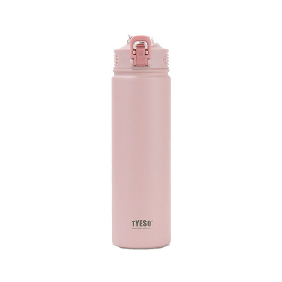 TYESO ขวดน้ำเก็บอุณหภูมิ มีหลอดดูด 750 มล.
