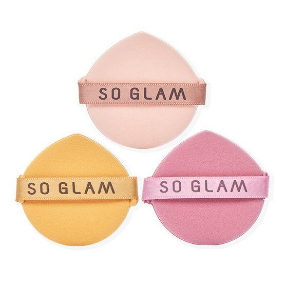 So Glam พัพแต่งหน้า Macaron Air Puff 1 ชิ้น(คละสี)