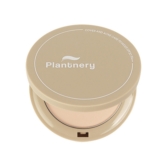 Plantnery แป้งพัฟสูตรปกปิดผสมรองพื้น Cover And Acne Care Powder SPF30 PA+++ 9 กรัม