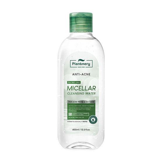 Plantnery คลีนซิ่งเช็ดเมคอัพ Tea Tree Acne Micellar Cleansing Water 400มล.