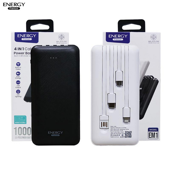 Energy Premium Power Bank 10000 mAh EM1