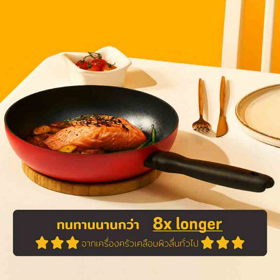 MEYER กระทะทอดทรงตื้น ขนาด 20 ซม. Frypan (13386-TE12)