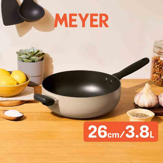 MEYER กระทะเชฟอเนกประสงค์ ขนาด 26 ซม.3.8 ลิตร Chef's pan (13767-TE12)