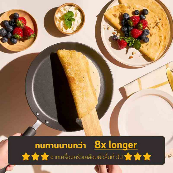 MEYER Bauhaus Induction กระทะเครป ขนาด 28 ซม. Crepe pan (14207-TE12)