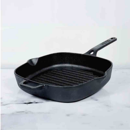 MEYER CAST IRON 25CM กระทะเหล็กหล่อ GRILL PAN (47763-C)