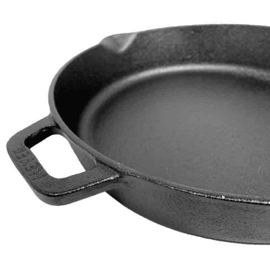 MEYER CAST IRON 24CM กระทะเหล็กหล่อ 2 หู SKILLET 2 SIDE HANDLE (48095-C)