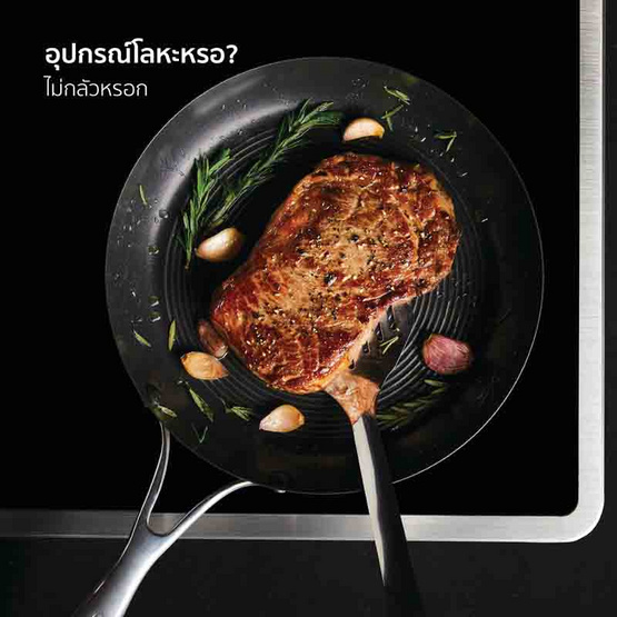 CIRCULON กระทะทอด ขนาด 30 ซม.พร้อมฝาแก้ว Frypan (70056-T)