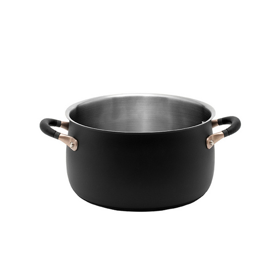 MEYER Accent Stainless Steel หม้อต้มสเตนเลสสตีล 6.2 ลิตร /24 ซม. Stockpot (70614-T)