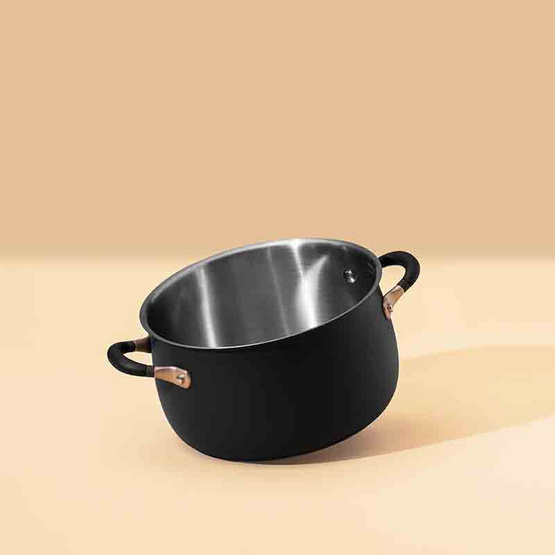 MEYER Accent Stainless Steel หม้อต้มสเตนเลสสตีล 6.2 ลิตร /24 ซม. Stockpot (70614-T)