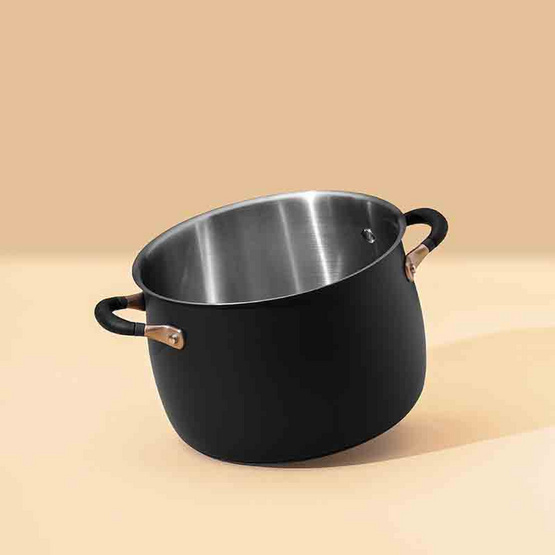 MEYER Accent Stainless Steel หม้อต้มสเตนเลสสตีล 7.6 ลิตร/24 ซม. Stockpot (70615-T)