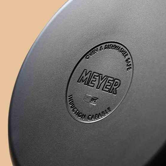 MEYER Accent Stainless Steel กระทะผัด มีหูจับ 4.3 ลิตร/28 ซม. Saute (70616-T)