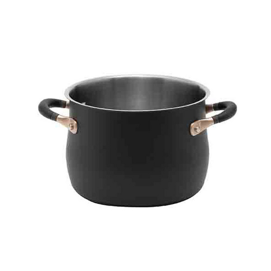 MEYER Accent Stainless Steel หม้อต้มสเตนเลสสตีล 4.7 ลิตร/20 ซม. Stockpot (70621-T)