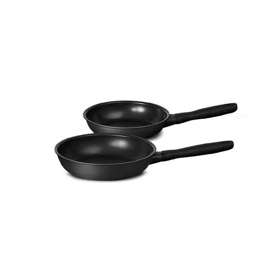 MEYER ชุดกระทะทอด hard-anodize ขนาด 20, 24 ซม. จับคู่ 2 ชิ้น Frypan set (85084-TE12)