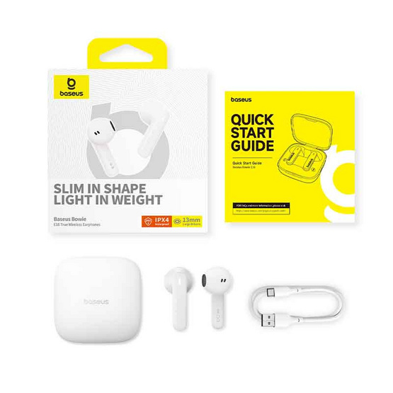 Baseus หูฟังบลูทูธแบบ True Wireless รุ่น Bowie E16 Baseus หูฟังบลูทูธแบบ True Wireless รุ่น Bowie E16