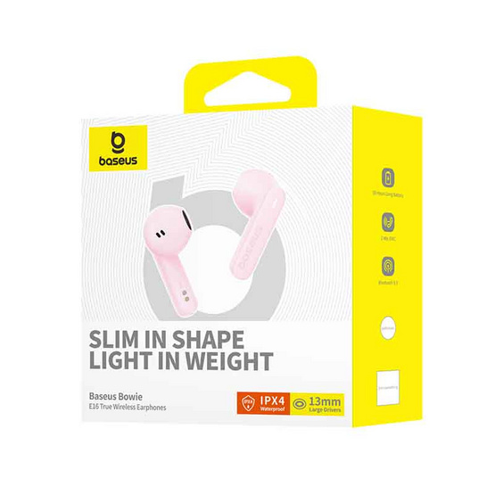 Baseus หูฟังบลูทูธแบบ True Wireless รุ่น Bowie E16