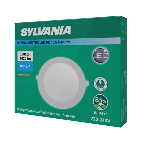 SYLVANIA ดาวน์ไลท์ฝังฝ้า BRAVO LIGHTER LED RD 18W แสงขาว