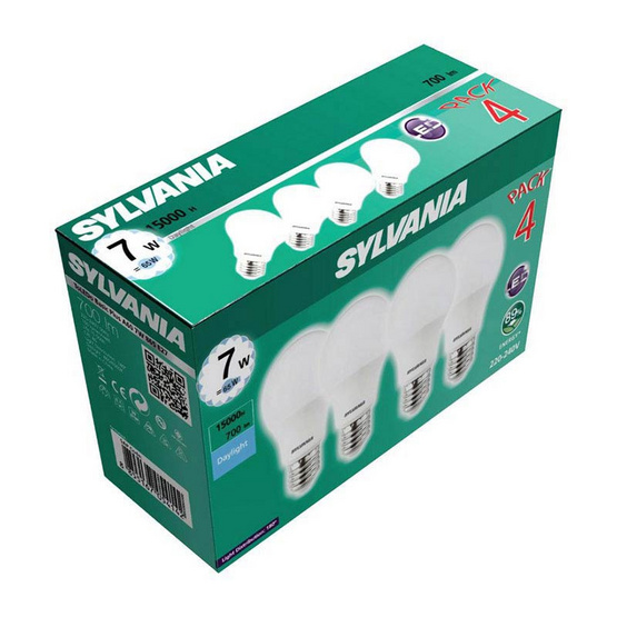 SYLVANIA หลอดไฟ LED รุ่น ToLEDo Basic Plus A60 7W ขั้ว E27 DL