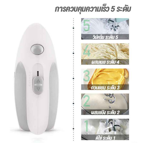 Simplus เครื่องผสมอาหาร 3 ลิตร รุ่น HMJH001GR01