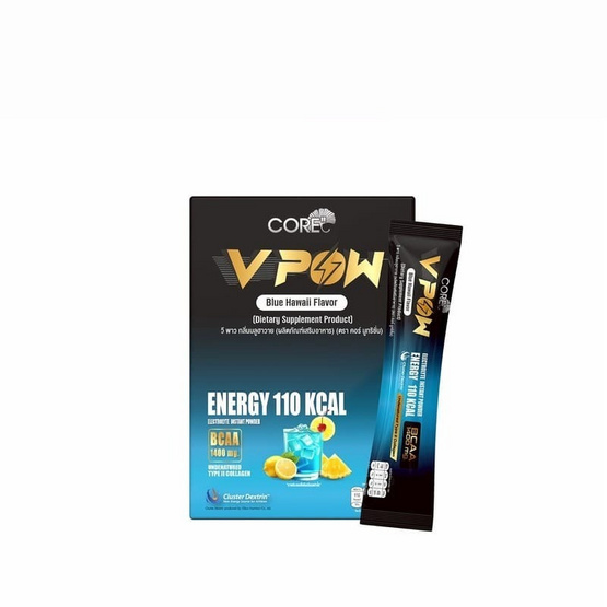 V POW เกลือแร่ให้พลังงาน รสบลูฮาวาย บรรจุ 12 ซอง V POW เกลือแร่ให้พลังงาน รสบลูฮาวาย บรรจุ 12 ซอง