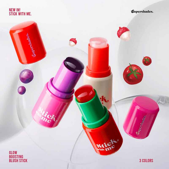 Supershades บาล์มบลัช Stick With Me Blush 4 กรัม Supershades บาล์มบลัช Stick With Me Blush 4 กรัม