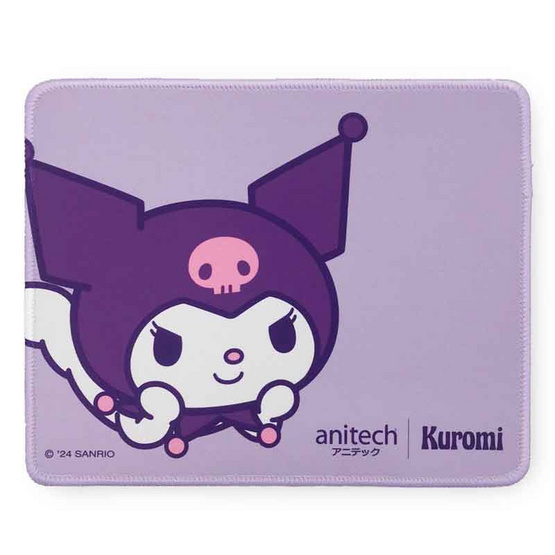 Anitech X Sanrio แผ่นรองเมาส์ KU-MP006-PU Kuromi