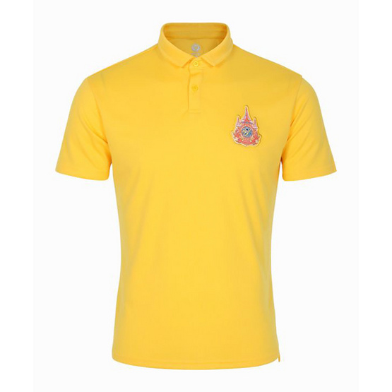 Warrix เสื้อโปโลสีเหลืองตราสัญลักษณ์ Warrix เสื้อโปโลสีเหลืองตราสัญลักษณ์