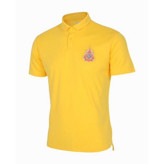 Warrix เสื้อโปโลสีเหลืองตราสัญลักษณ์ Warrix เสื้อโปโลสีเหลืองตราสัญลักษณ์