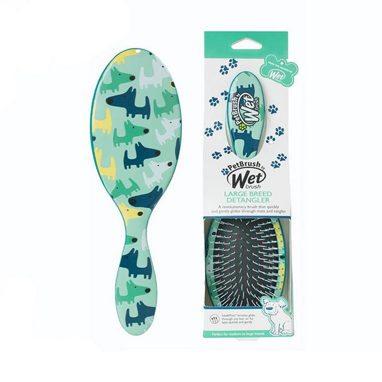 WET BRUSH PET BRUSH หวีสำหรับสัตว์เลี้ยงสามารถใช้ได้ทั้งขนยาวและสั้นทุกสายพันธุ์